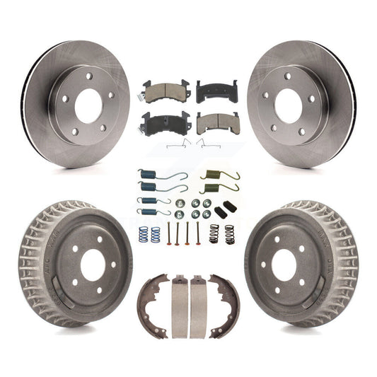 [Avant + Arrière] Kit de Disque et plaquette (céramique) de frein pour Chevrolet S10 GMC Sonoma Blazer Jimmy Oldsmobile Bravada Typhoon K8C-102341