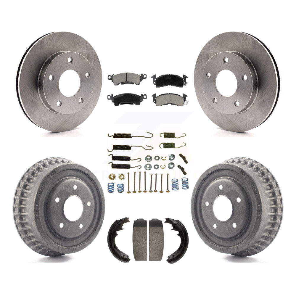 [Avant + Arrière] Kit de Disque et plaquette (céramique) de frein pour GMC Jimmy K8C-102342