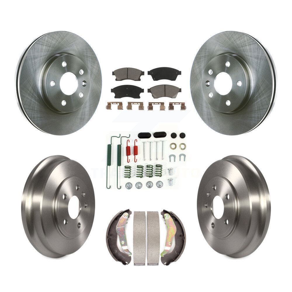 [Avant + Arrière] Kit de Disque et plaquette (céramique) de frein pour Chevrolet Sonic K8C-102345