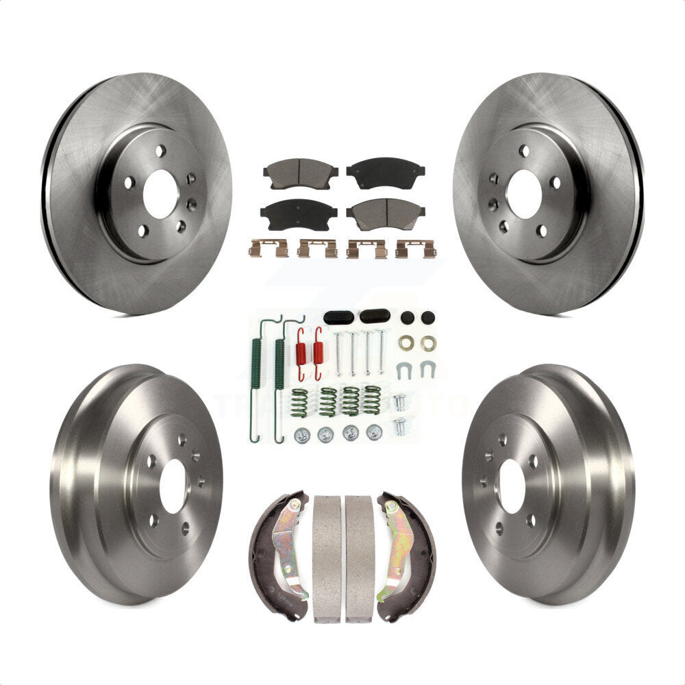[Avant + Arrière] Kit de Disque et plaquette (céramique) de frein pour Chevrolet Trax Sonic K8C-102346 par Transit Auto
