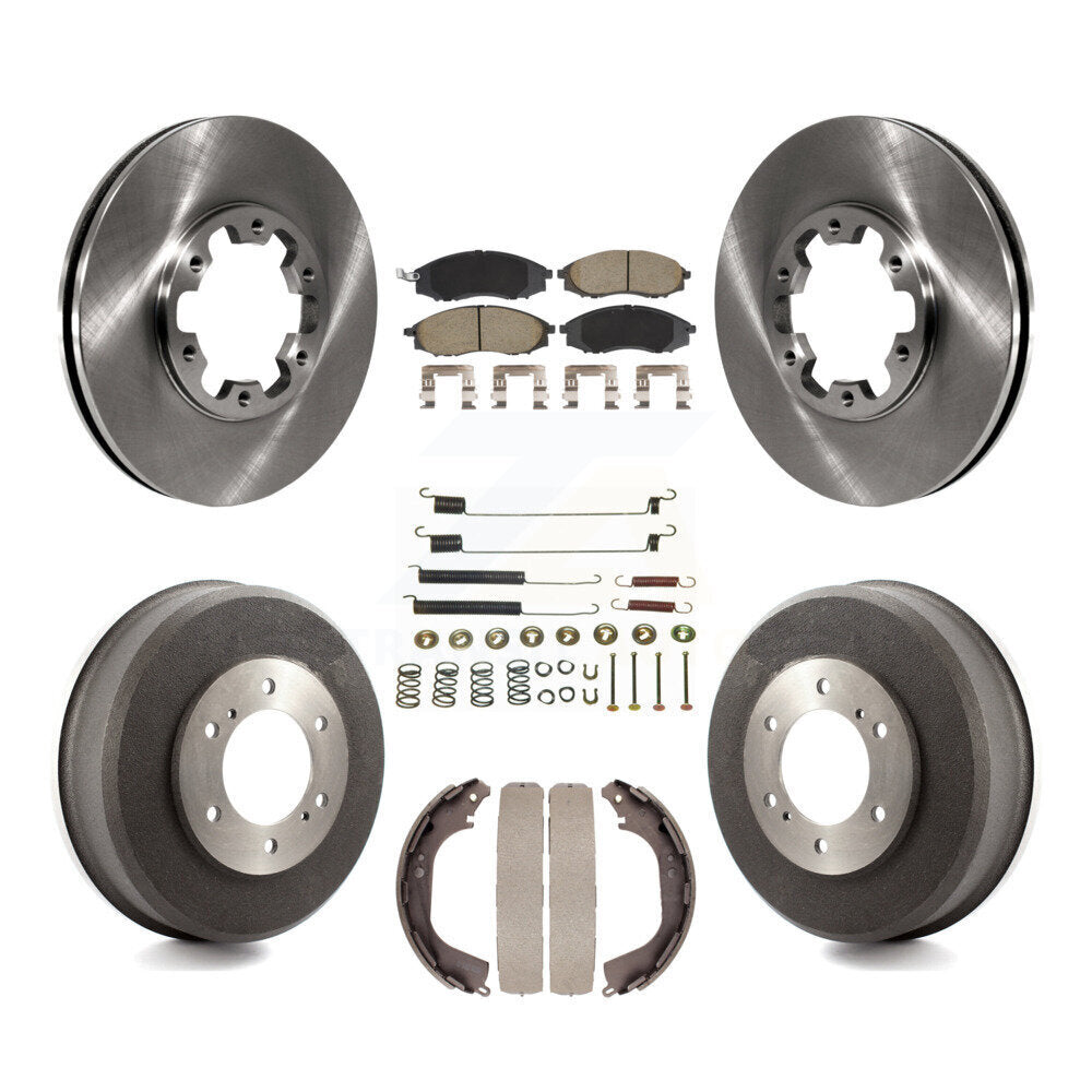 [Avant + Arrière] Kit de Disque et plaquette (céramique) de frein pour Nissan Xterra Frontier K8C-102348