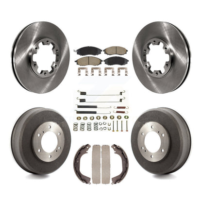 [Avant + Arrière] Kit de Disque et plaquette (céramique) de frein pour Nissan Xterra Frontier K8C-102348