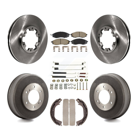 [Avant + Arrière] Kit de Disque et plaquette (céramique) de frein pour Nissan Xterra Frontier K8C-102348