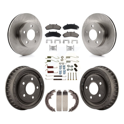 [Avant + Arrière] Kit de Disque et plaquette (céramique) de frein pour Ford Ranger Mazda B3000 B4000 avec 9" Diameter 4WD K8C-102352