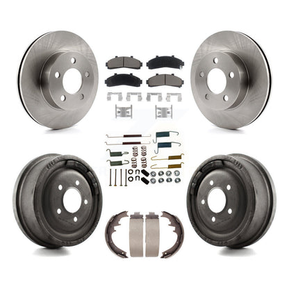 [Avant + Arrière] Kit de Disque et plaquette (céramique) de frein pour Ford Ranger Mazda B3000 B4000 avec 10" Diameter 4WD K8C-102353