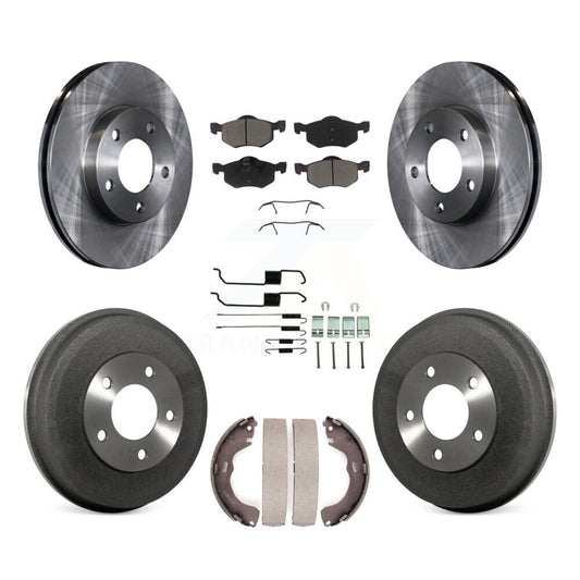 [Avant + Arrière] Kit de Disque et plaquette (céramique) de frein pour Ford Escape Mazda Tribute Mercury Mariner K8C-102354