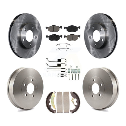 [Avant + Arrière] Kit de Disque et plaquette (céramique) de frein pour 2007 Ford Escape Mercury Mariner From 01/08/07 rear brakes K8C-102356