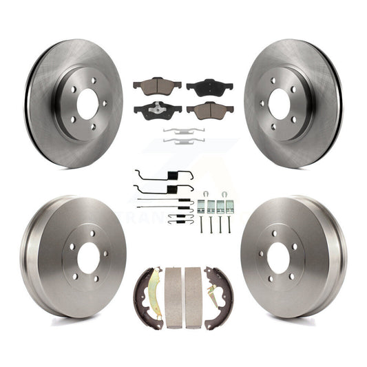 [Avant + Arrière] Kit de Disque et plaquette (céramique) de frein pour 2007 Ford Escape Mercury Mariner From 01/08/07 rear brakes K8C-102357