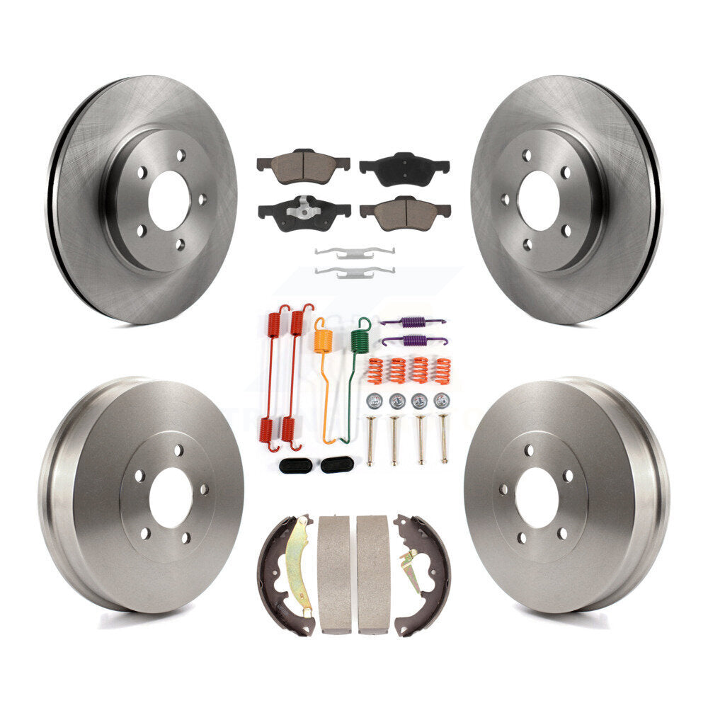 [Avant + Arrière] Kit de Disque et plaquette (céramique) de frein pour Ford Escape Mercury Mariner Mazda Tribute K8C-102358