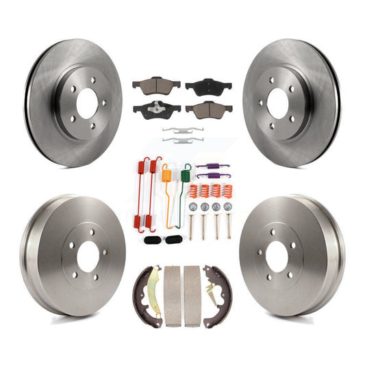 [Avant + Arrière] Kit de Disque et plaquette (céramique) de frein pour Ford Escape Mercury Mariner Mazda Tribute K8C-102358