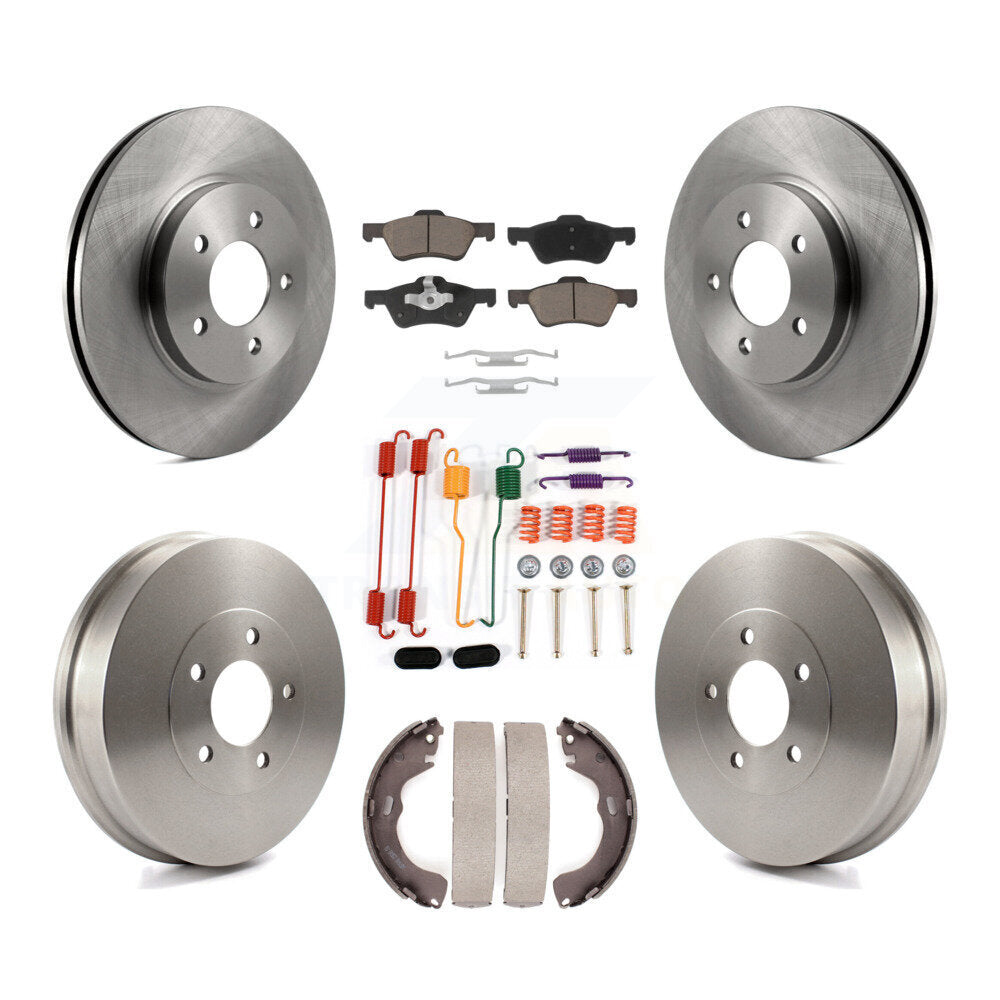 [Avant + Arrière] Kit de Disque et plaquette (céramique) de frein pour 2008 Mazda Tribute K8C-102360