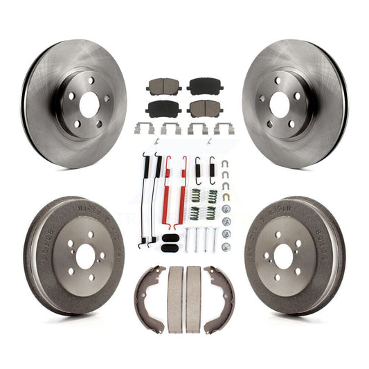 [Avant + Arrière] Kit de Disque et plaquette (céramique) de frein pour Toyota Matrix Pontiac Vibe K8C-102361