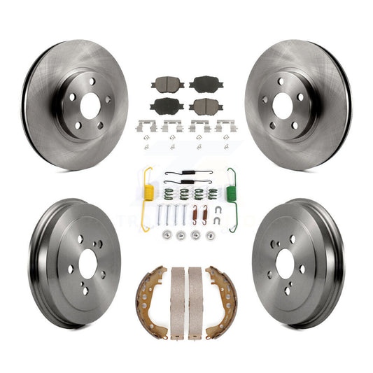 [Avant + Arrière] Kit de Disque et plaquette (céramique) de frein pour 2002-2005 Toyota Celica K8C-102362