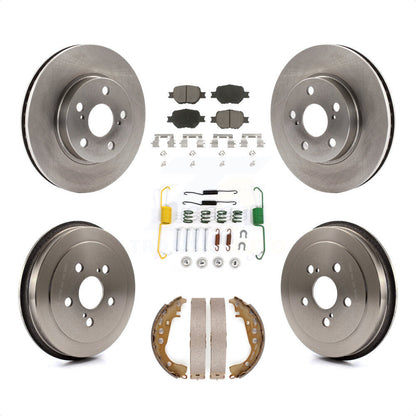 [Avant + Arrière] Kit de Disque et plaquette (céramique) de frein pour 2001 Toyota Celica GT K8C-102364 par Transit Auto