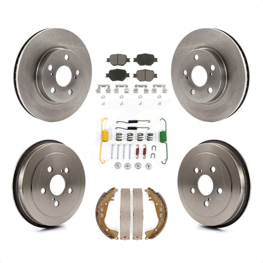 [Avant + Arrière] Kit de Disque et plaquette (céramique) de frein pour 2001 Toyota Celica GT K8C-102364 par Transit Auto