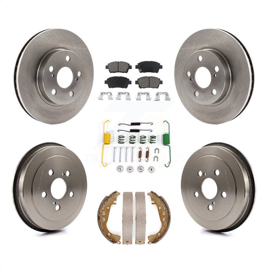 [Avant + Arrière] Kit de Disque et plaquette (céramique) de frein pour 2000 Toyota Celica GT K8C-102365 par Transit Auto