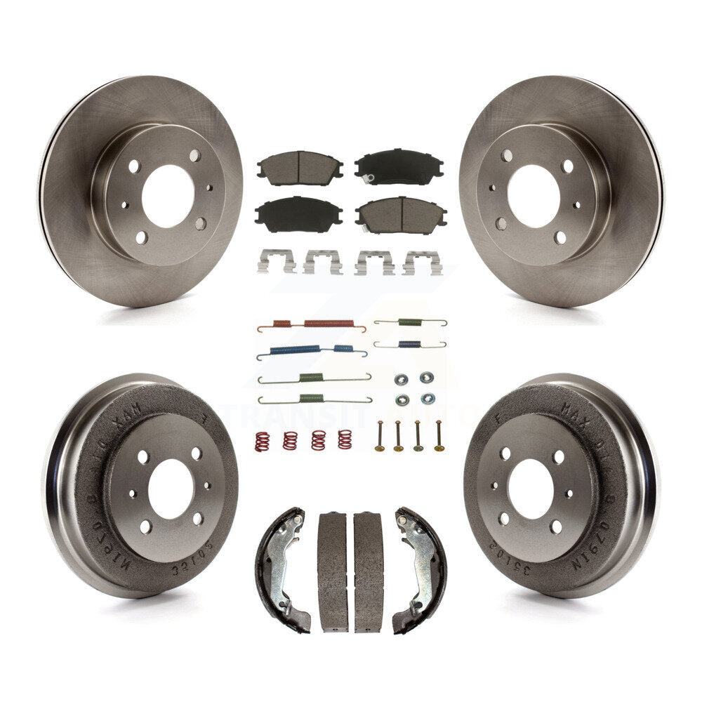 [Avant + Arrière] Kit de Disque et plaquette (céramique) de frein pour 2003-2005 Hyundai Accent K8C-102366