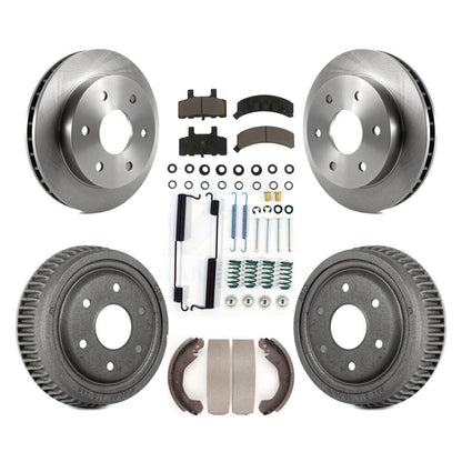 [Avant + Arrière] Kit de Disque et plaquette (céramique) de frein pour Chevrolet K1500 GMC Yukon Blazer avec 10" Diameter K8C-102367