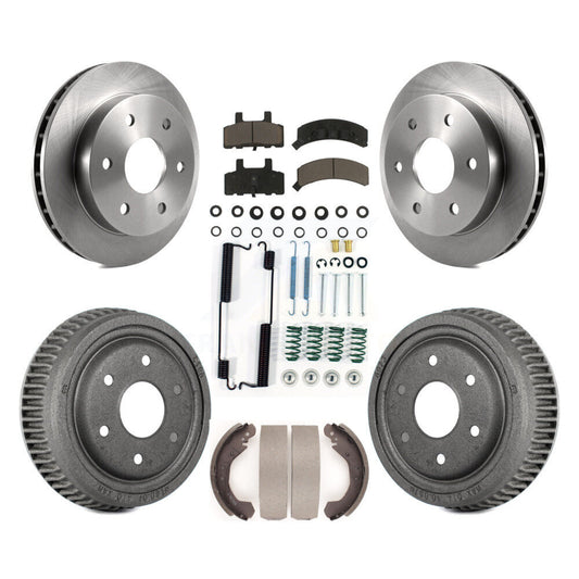 [Avant + Arrière] Kit de Disque et plaquette (céramique) de frein pour Chevrolet K1500 GMC Yukon Blazer avec 10" Diameter K8C-102367