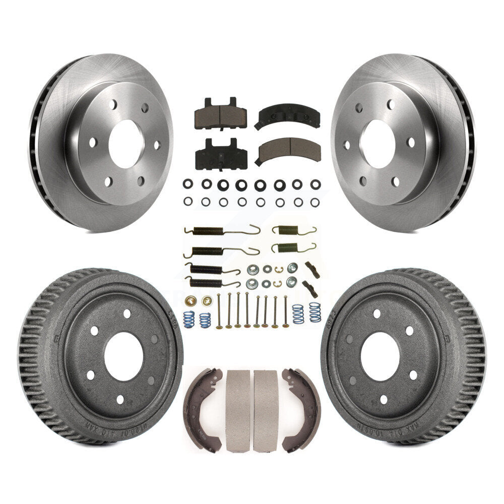 [Avant + Arrière] Kit de Disque et plaquette (céramique) de frein pour 1992-1994 Chevrolet Blazer 4WD avec 11" Diameter K8C-102368