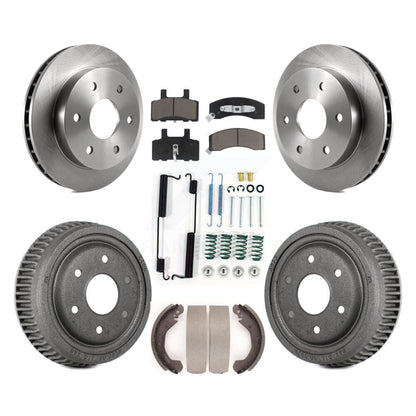 [Avant + Arrière] Kit de Disque et plaquette (céramique) de frein pour 1995-1997 GMC Yukon 2 doors avec 4WD DIESEL engine avec 10" Diameter K8C-102369