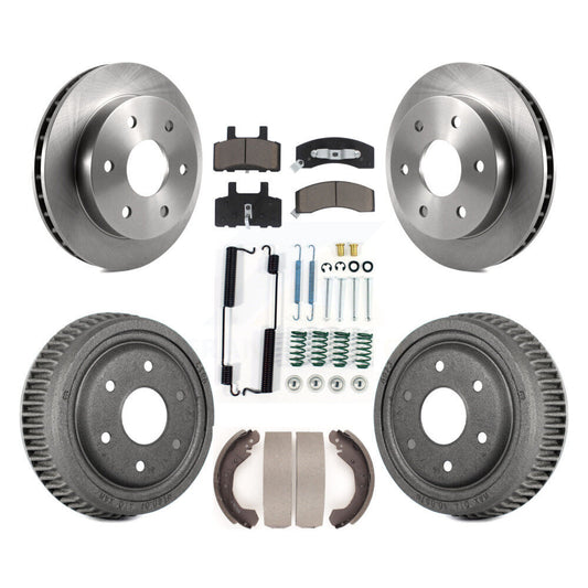 [Avant + Arrière] Kit de Disque et plaquette (céramique) de frein pour 1995-1997 GMC Yukon 2 doors avec 4WD DIESEL engine avec 10" Diameter K8C-102369