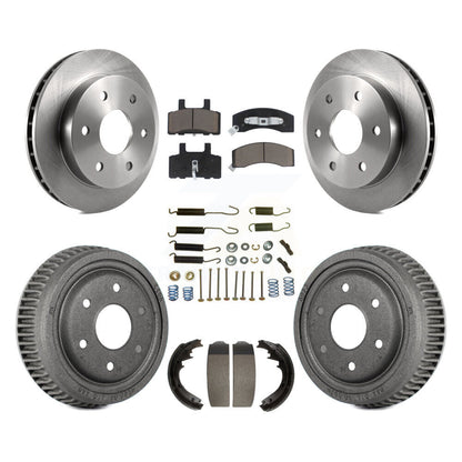 [Avant + Arrière] Kit de Disque et plaquette (céramique) de frein pour 1995-1997 GMC Yukon 2 doors avec 4WD DIESEL engine avec 11" Diameter K8C-102371