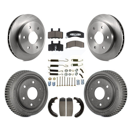 [Avant + Arrière] Kit de Disque et plaquette (céramique) de frein pour 1995-1997 GMC Yukon 2 doors avec 4WD DIESEL engine avec 11" Diameter K8C-102371