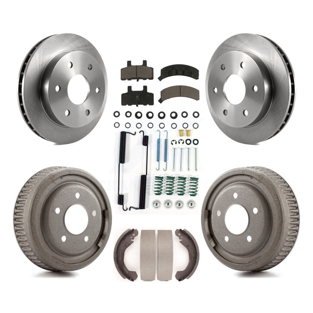 [Avant + Arrière] Kit de Disque et plaquette (céramique) de frein pour GMC Yukon 4WD avec 10" Diameter K8C-102372