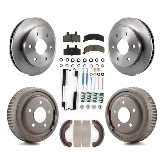 [Avant + Arrière] Kit de Disque et plaquette (céramique) de frein pour GMC Yukon 4WD avec 10" Diameter K8C-102372