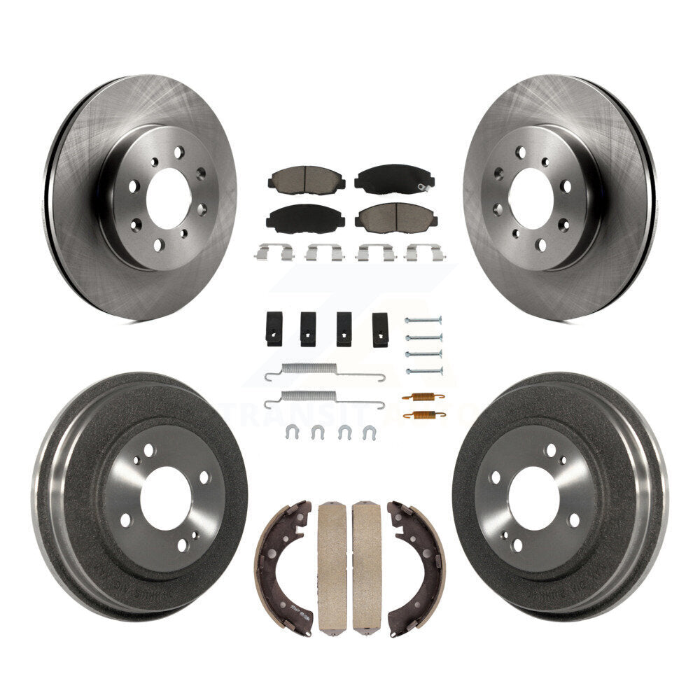 [Avant + Arrière] Kit de Disque et plaquette (céramique) de frein pour Honda Civic K8C-102374
