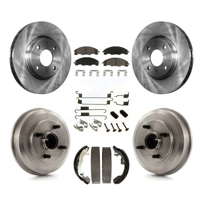 [Avant + Arrière] Kit de Disque et plaquette (céramique) de frein pour 2008 Ford Focus Wheel Bearing Includes K8C-102377