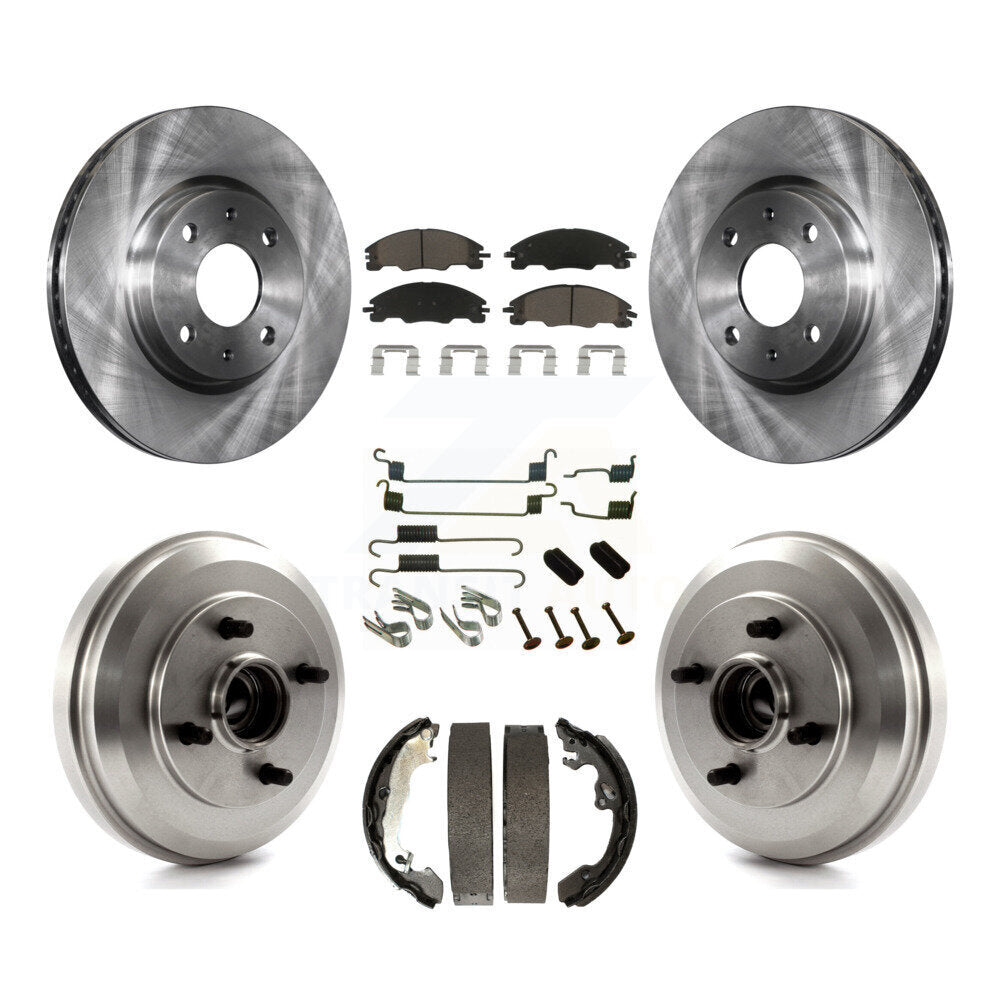 [Avant + Arrière] Kit de Disque et plaquette (céramique) de frein pour 2009-2011 Ford Focus K8C-102378