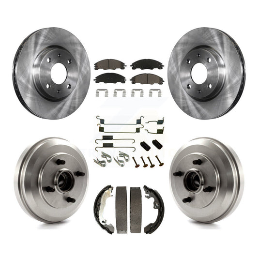 [Avant + Arrière] Kit de Disque et plaquette (céramique) de frein pour 2009-2011 Ford Focus K8C-102378