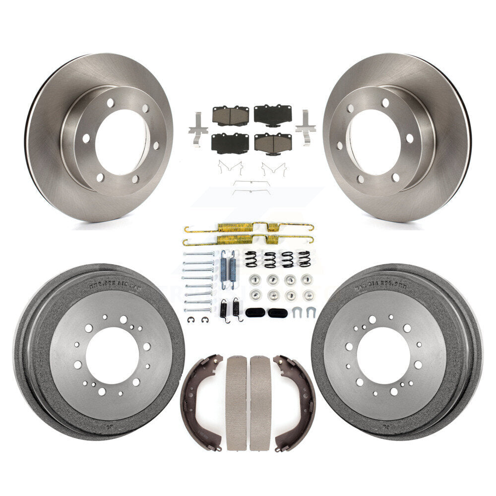 [Avant + Arrière] Kit de Disque et plaquette (céramique) de frein pour 1995-1998 Toyota Tacoma 4WD K8C-102384