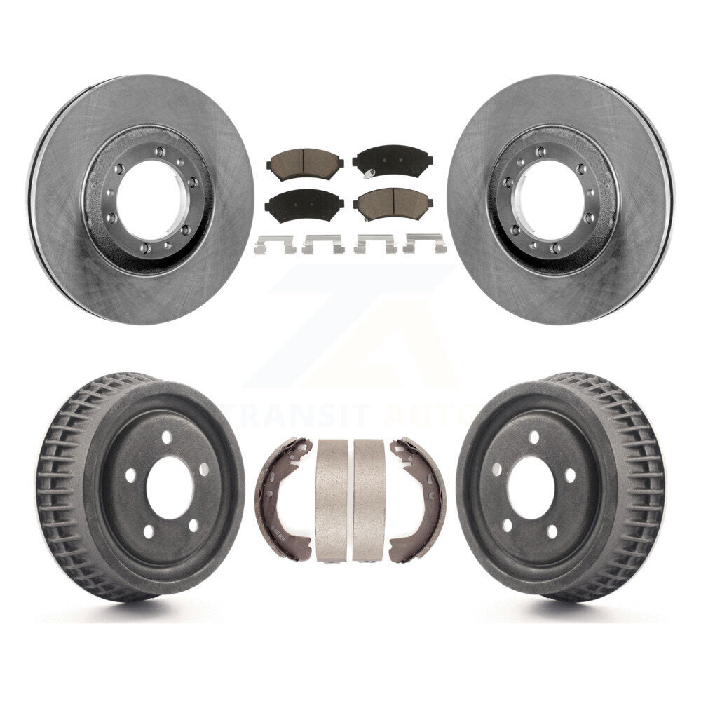 [Avant + Arrière] Kit de Disque et plaquette (céramique) de frein pour Buick Century Chevrolet Venture Pontiac Montana Oldsmobile Silhouette Trans Sport K8C-102385