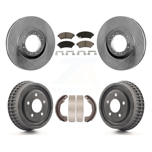 [Avant + Arrière] Kit de Disque et plaquette (céramique) de frein pour Buick Century Chevrolet Venture Pontiac Montana Oldsmobile Silhouette Trans Sport K8C-102385