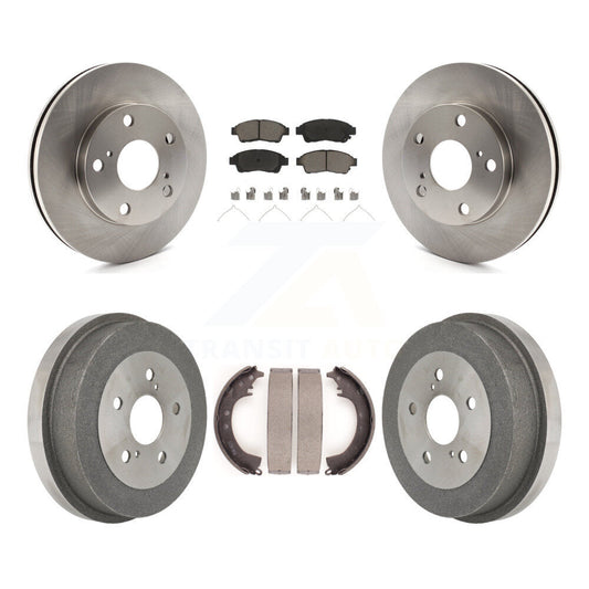 [Avant + Arrière] Kit de Disque et plaquette (céramique) de frein pour Toyota Camry 2.2L K8C-102386