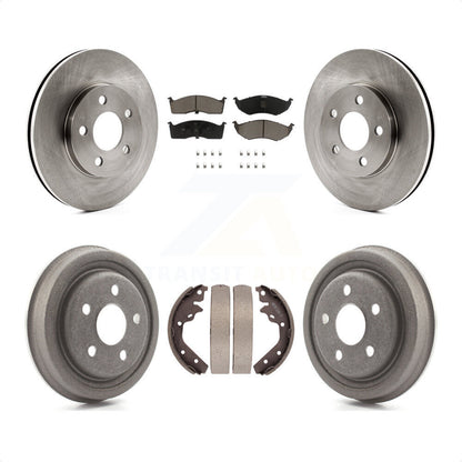 [Avant + Arrière] Kit de Disque et plaquette (céramique) de frein pour Neon Dodge Plymouth Chrysler SX 2.0 K8C-102389 par Transit Auto