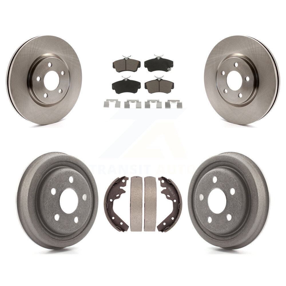 [Avant + Arrière] Kit de Disque et plaquette (céramique) de frein pour 2003 Dodge Neon SRT-4 K8C-102391