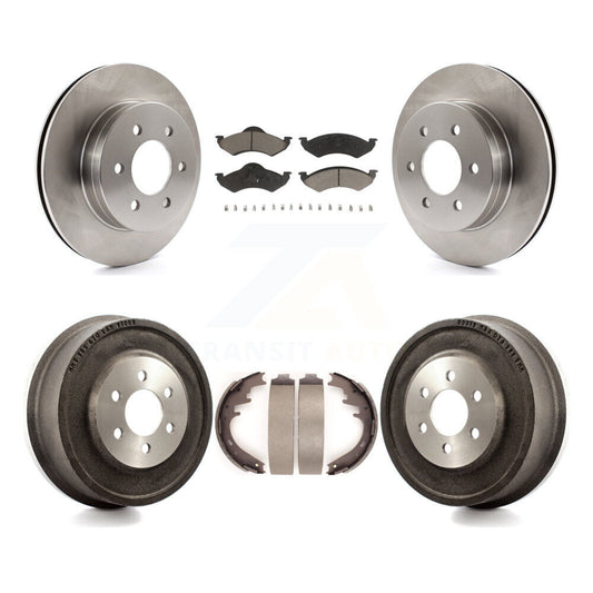 [Avant + Arrière] Kit de Disque et plaquette (céramique) de frein pour 2000-2002 Dodge Dakota Durango K8C-102392