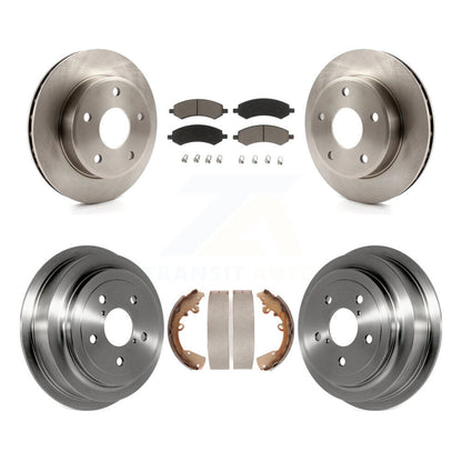 [Avant + Arrière] Kit de Disque et plaquette (céramique) de frein pour Dakota Dodge Mitsubishi Raider Ram K8C-102394