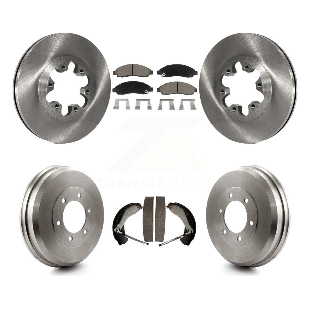[Avant + Arrière] Kit de Disque et plaquette (céramique) de frein pour Chevrolet Colorado GMC Canyon Isuzu i-290 i-280 i-370 i-350 K8C-102395