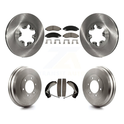 [Avant + Arrière] Kit de Disque et plaquette (céramique) de frein pour Chevrolet Colorado GMC Canyon Isuzu i-290 i-280 i-370 i-350 K8C-102395