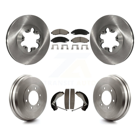 [Avant + Arrière] Kit de Disque et plaquette (céramique) de frein pour Chevrolet Colorado GMC Canyon Isuzu i-290 i-280 i-370 i-350 K8C-102395