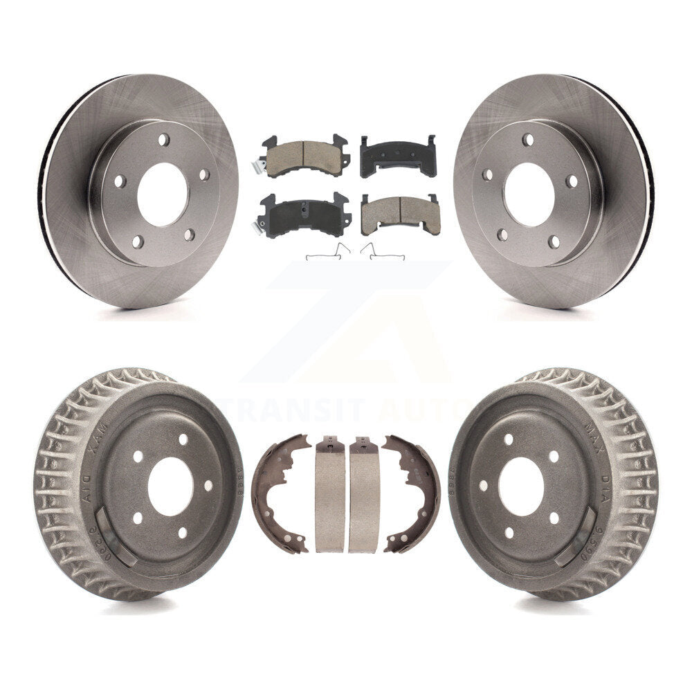 [Avant + Arrière] Kit de Disque et plaquette (céramique) de frein pour Chevrolet S10 GMC Sonoma Blazer Jimmy Oldsmobile Bravada Typhoon K8C-102399