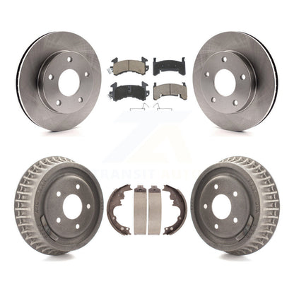 [Avant + Arrière] Kit de Disque et plaquette (céramique) de frein pour Chevrolet S10 GMC Sonoma Blazer Jimmy Oldsmobile Bravada Typhoon K8C-102399