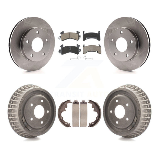 [Avant + Arrière] Kit de Disque et plaquette (céramique) de frein pour Chevrolet S10 GMC Sonoma Blazer Jimmy Oldsmobile Bravada Typhoon K8C-102399