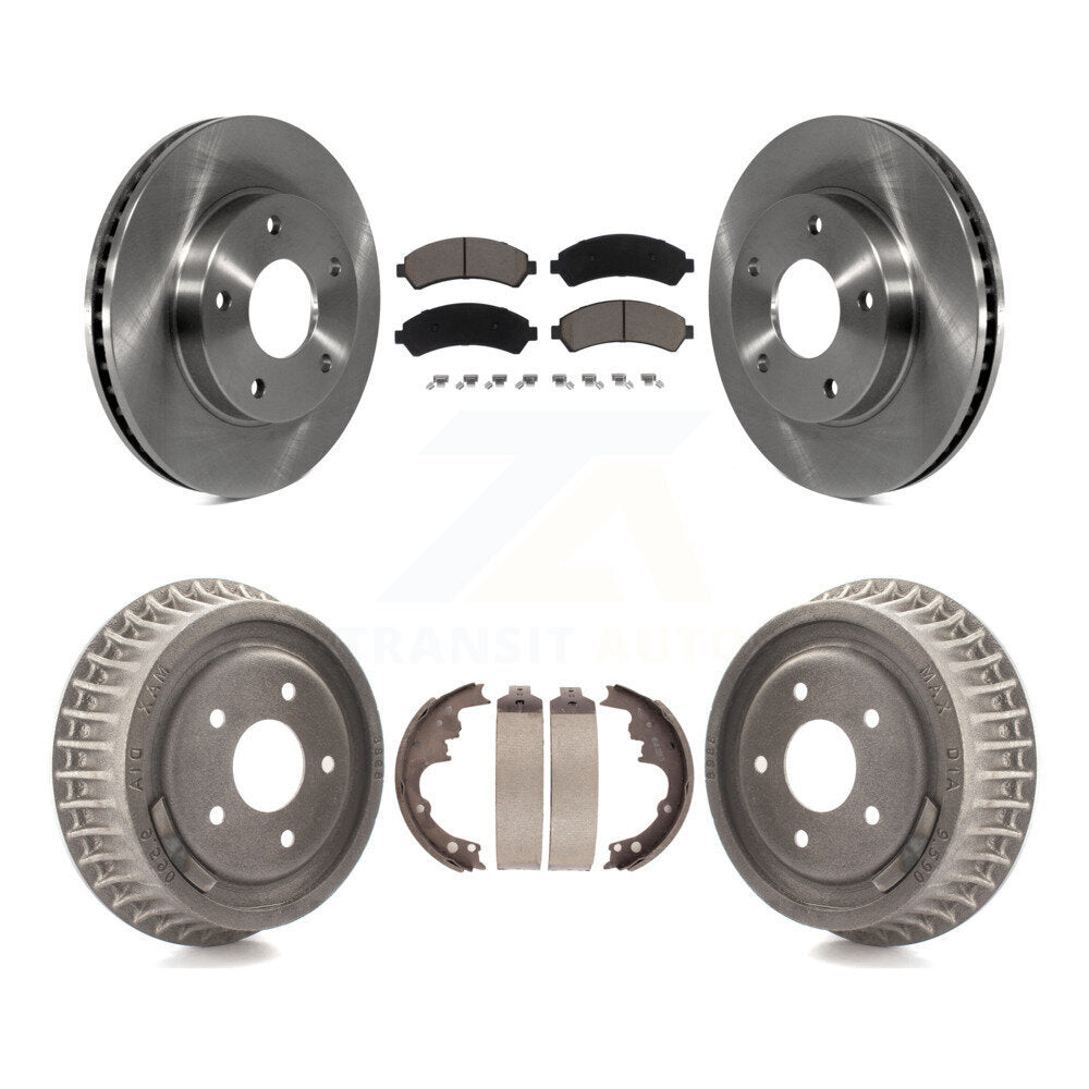 [Avant + Arrière] Kit de Disque et plaquette (céramique) de frein pour 1998-2003 Chevrolet S10 4WD K8C-102400