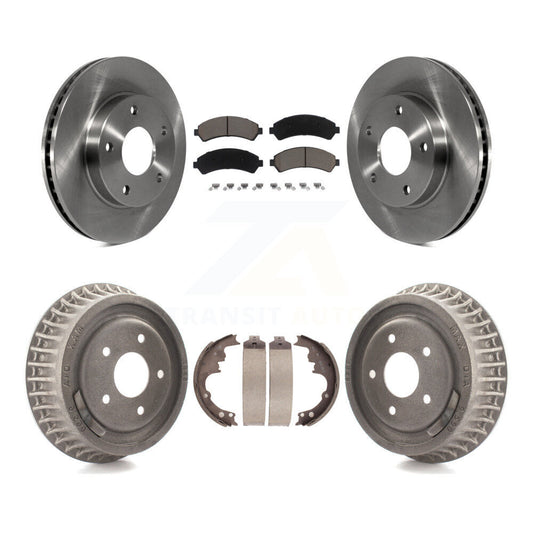 [Avant + Arrière] Kit de Disque et plaquette (céramique) de frein pour 1998-2003 Chevrolet S10 4WD K8C-102400